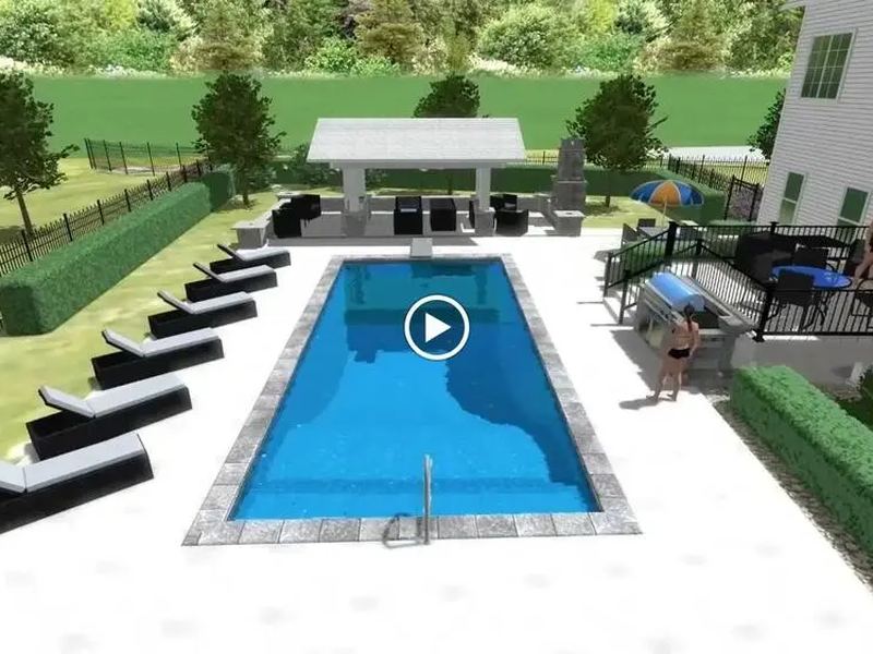 Pool installers job in the Drake neighborhood of Des Moines