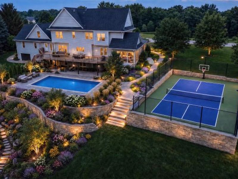 Pool installers job in the Southwestern Hills neighborhood of Des Moines